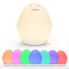 国境を越えた人気の USB 充電シリコンライトベビー睡眠ライトナイトライトパットライトナイトライト rgb 雰囲気ライト