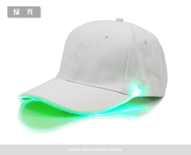 Amazon suministro LED sombrero luminoso sombrero luminoso nocturno sombrero sombrero al aire libre sombrero de estilo de béisbol al por mayor