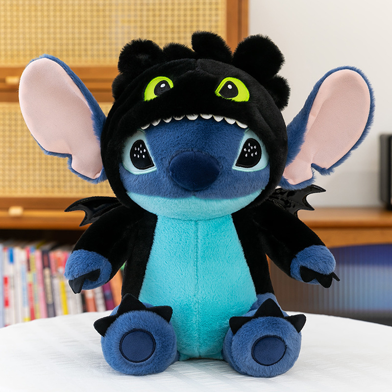 Popular Cross-Border Alien Costume Plush Toy Blue Big-Eared Stuffed Animal Children's Doll Pillow Gift Popular Cross-Border Alien Costume Plush Toy Blue Big-Eared Stuffed Animal Children's Doll Pillow Gift