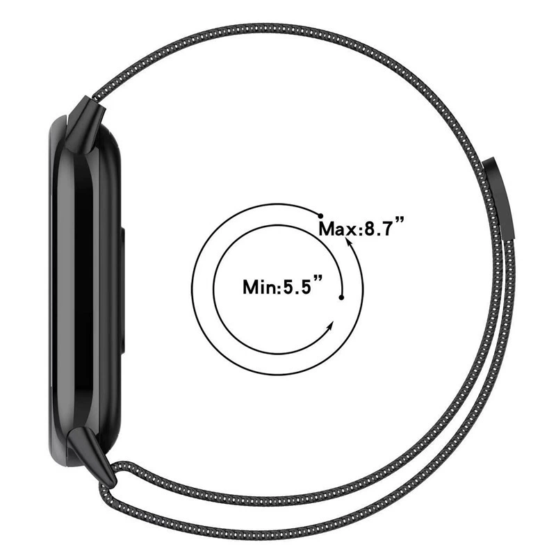 Подходит для браслета Xiaomi 89NFC Milanis ремешок из нержавеющей стали металлическая магнитная защита ремешок Milan Xiaomi 9 запястье