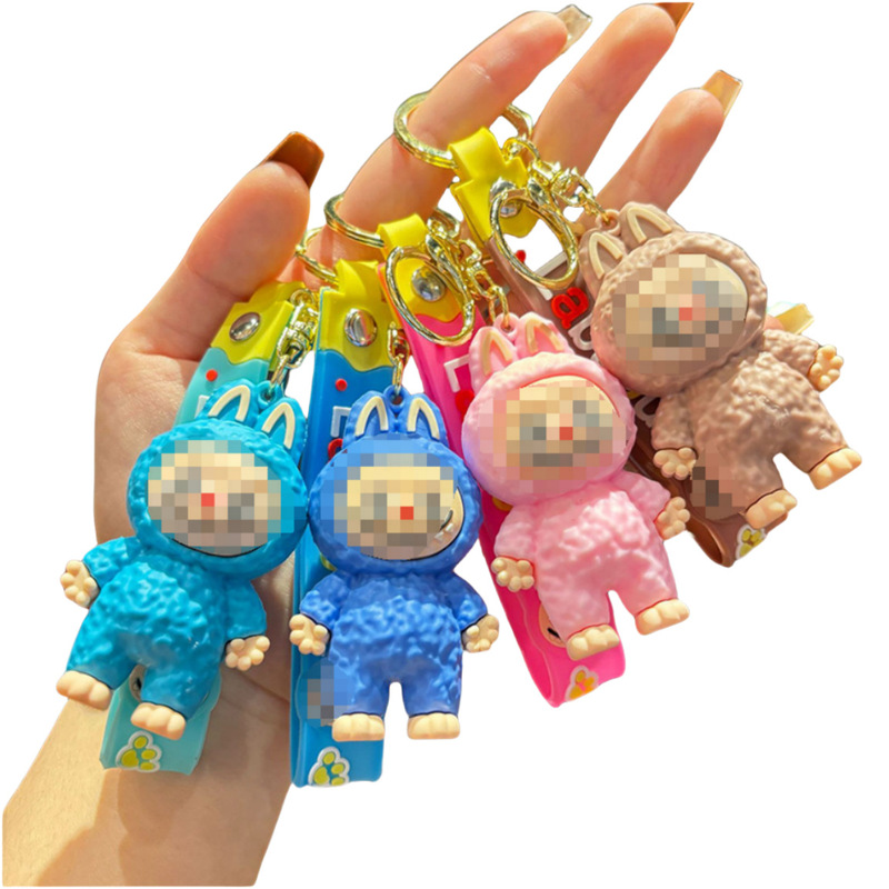 クリエイティブラブブキーホルダーペンダントかわいい装飾品人形バッグペンダントギフトキーチェーン卸売|undefined