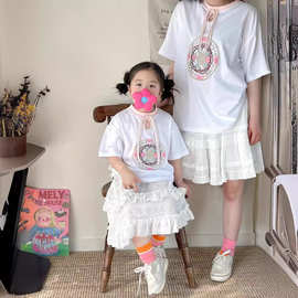 【Sunrisesurge】儿童童装女童夏季国风新中式汉服母女亲子装短袖