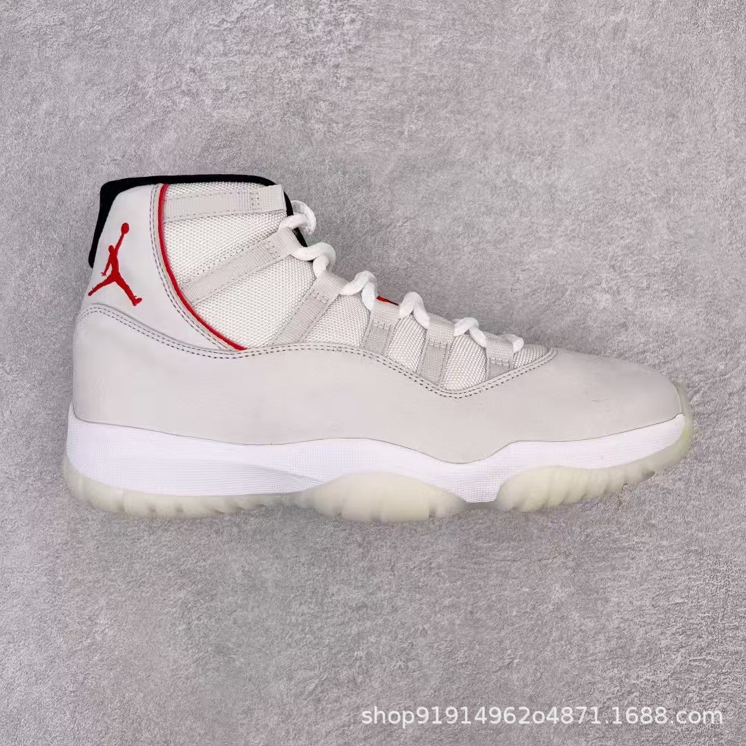 1: 1 original en el extranjero Jordan AJ11 verdadero cojín de carbono con amortiguación inferior 48.5 zapatillas de baloncesto masculinas y femeninas image 8