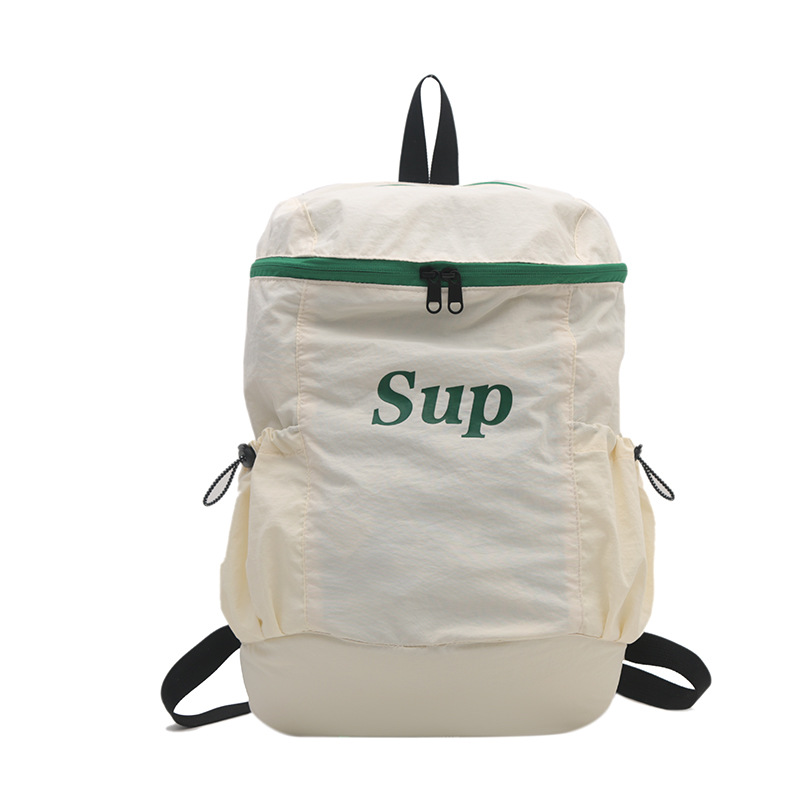 Mochila coreana para niños y niñas, mochila deportiva de viajes de gran capacidad, mochila para niños con letras de aire extranjero 2025, mochila para niños