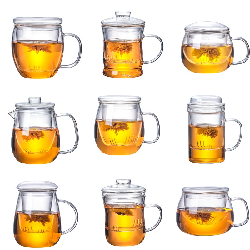 Glass flavored tea
