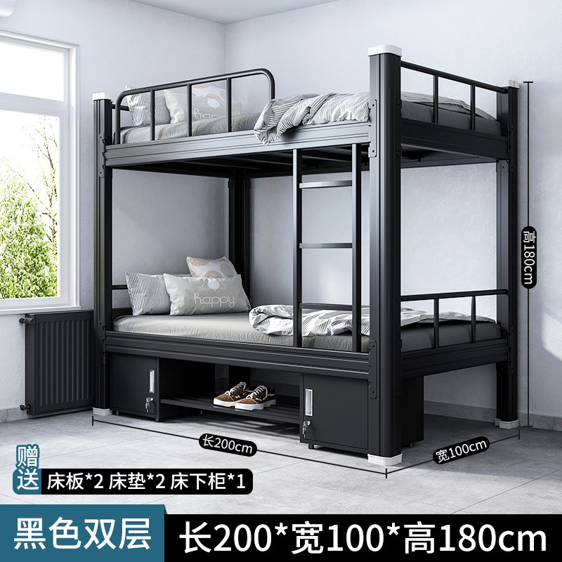 Tablero de cama de banda ancha de 1 metro + colchón + Gabinete debajo de la cama