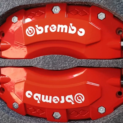 Brake caliper cover Honda Civic Series, Modified - red-pair