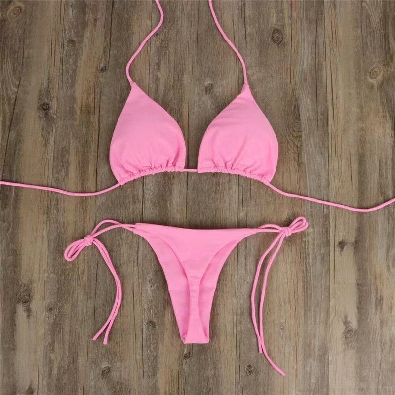 Cherry Temptation Two Piece Swimsuit Sexy Padded Summer Bikini_voghion.com