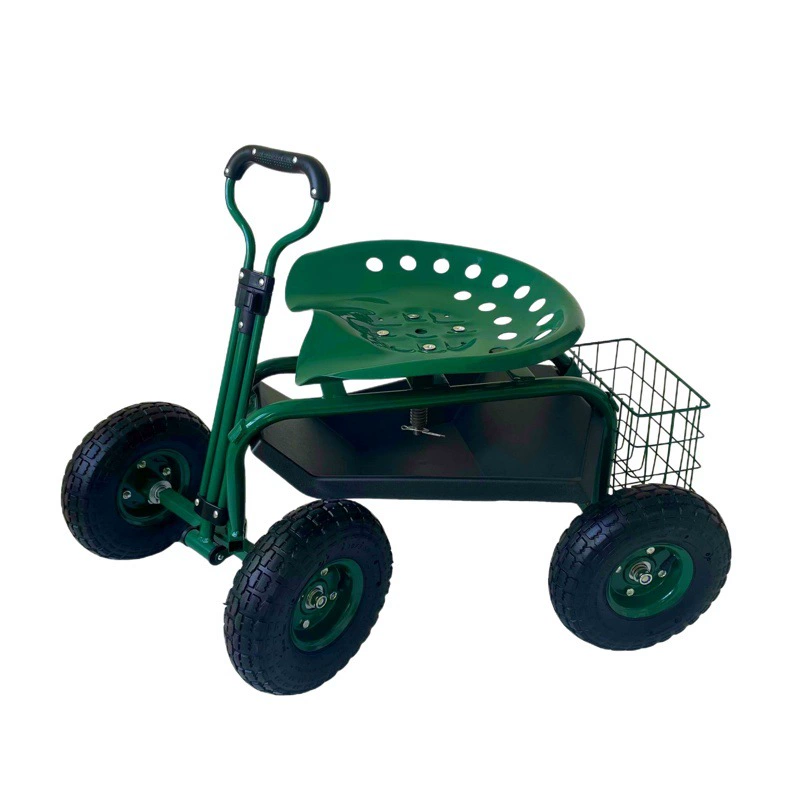 Ручка выдвижное сиденье поворотная Регулировка подъема PP пластина для инструментов Надувное колесо садовое сиденье сбор автомобиля