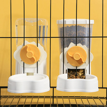 猫咪自动挂笼式饮水器狗狗食盆悬挂笼子饮水机自动喂食器宠物用品