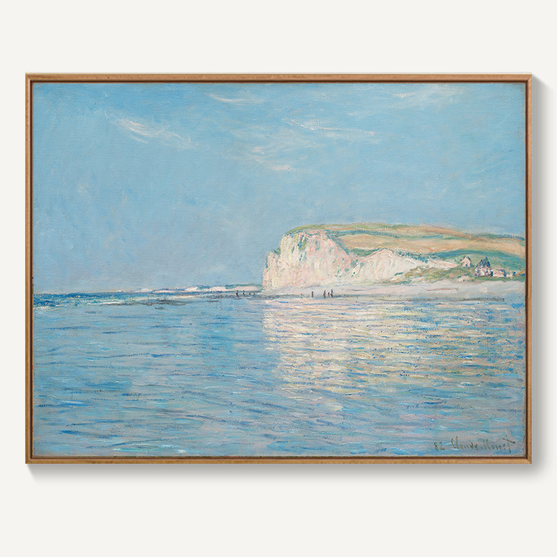 モネ日の出イメージ装飾画北欧客間レストラン掛け画抽象風景油絵寝室壁壁画麦畑|undefined
