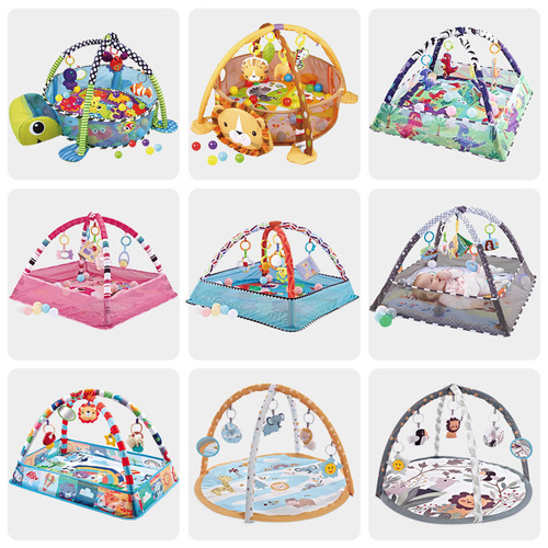 Cross-border Baby Playpen Exercise Frame Toy for 1-Year-Old Babies, Ocean Ball Pool Crawling Mat Game Pad, Best Selling on Amazon