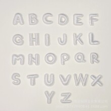 1cm�����ɫ��ĸӢ��26����ĸ�̽����N�ֹ�DIY�b��N���٠C�N