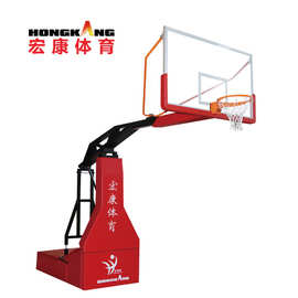 手动液压成人标准室内篮球架HKLJ-1003A专业比赛训练支架篮球架