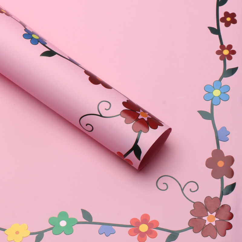 Huasei colorida flor pequeña flor flor de papel de embalaje de flores hecha a mano diy regalo ramo de flores materiales de florista