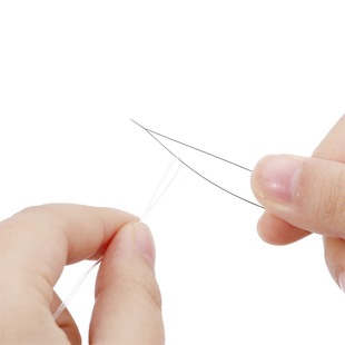DIY Handmade Jewelry Accessories Opening Bifurcation Bead Needle Piercing Needle High Elastic Steel Stretchable Bead Piercing Tool