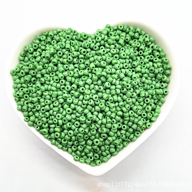 2/3/4mm color sólido vidrio pequeño arroz cuentas DIY hecho a mano collar pulsera joyería accesorios (15g un paquete)