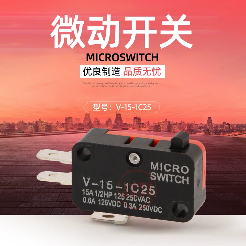 Дорожный переключатель V-15-1C25 Толчковый микропереключатель OV-15-1C25
