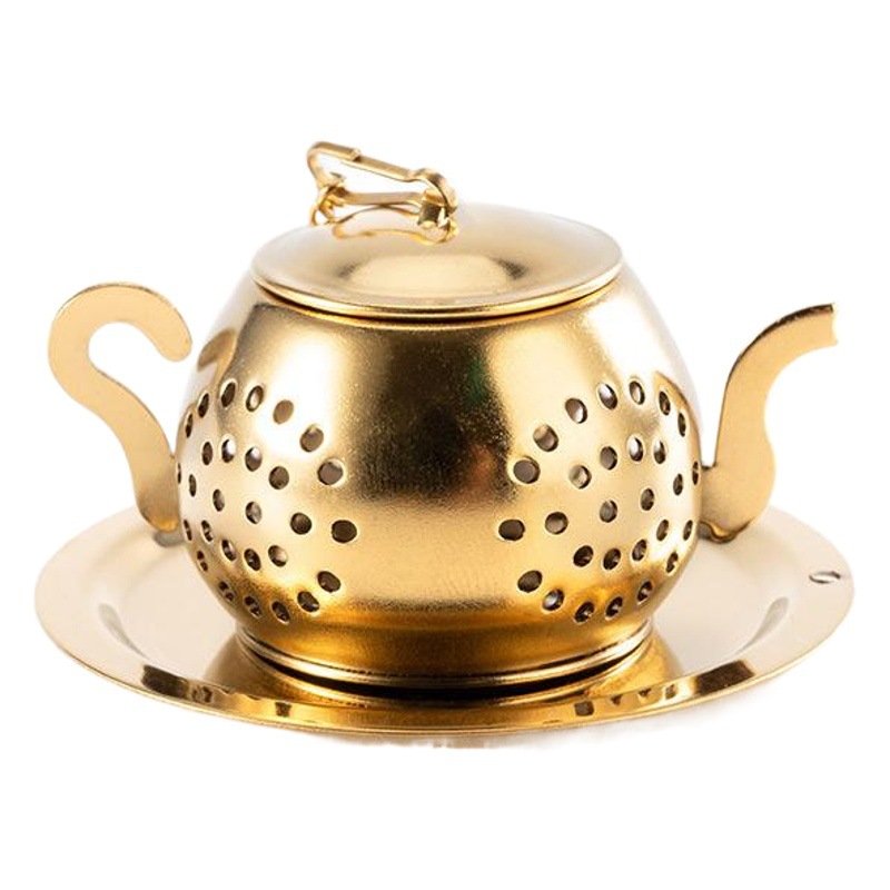 Moderno simple tetera con tapa colador de té 304 colador de té de acero inoxidable Oficina tetera colador de té