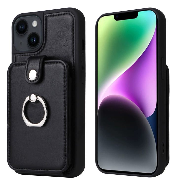 Чехол для телефона Apple iPhone 13 Pro Max, защита от падений, карман для карты с кольцом