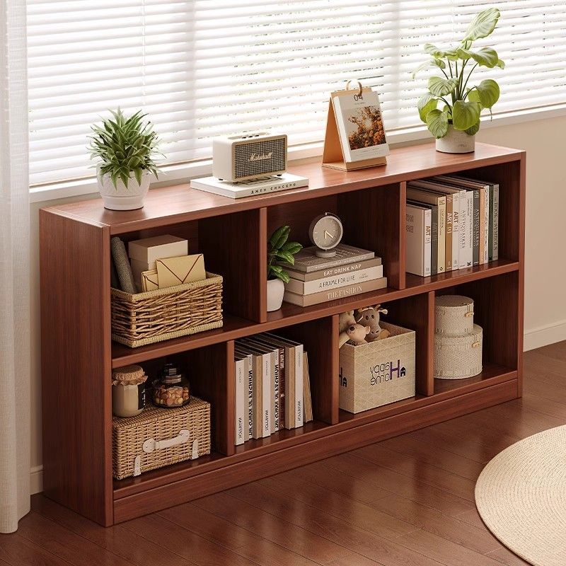 Bookshelf Storage Rack Simple Floor-Standing Wall Storage Cabinet Rental House Multi-Story Living Room Home Bedroom Small Bookcase