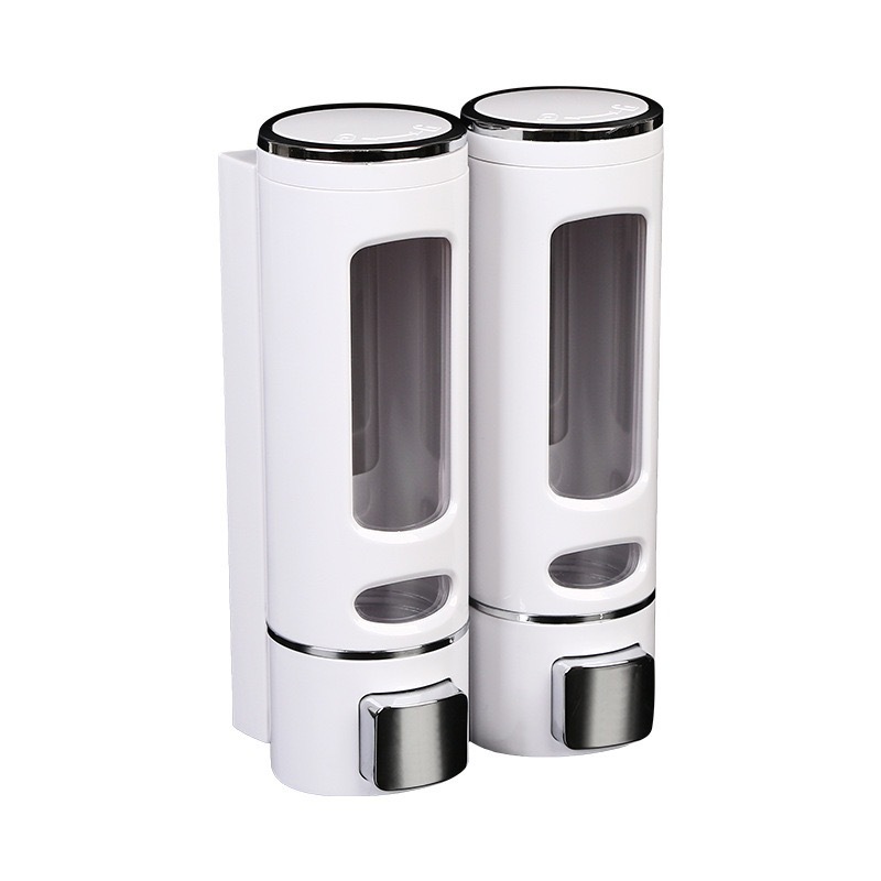Dispensador de Jabón de Pared de 400 ml, ABS, Manual, para Baño