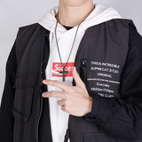 (Трансграничная торговля), классическое глянцевое ожерелье, модная подвеска из нержавеющей стали для влюбленных подходит для мужчин и женщин, женский стиль