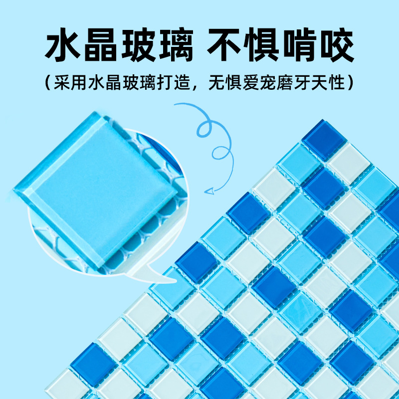 兔子夏天降温冰垫龙猫荷兰猪消暑凉席散热板水晶垫子冰窝用品