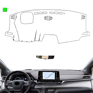 Toyota Senna/Saina 21-24 mərkəzi konsol panel örtüyü, sürüşməyən mat