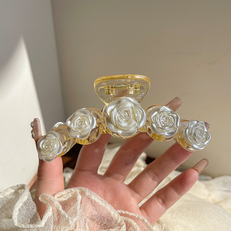 Celebridad de Internet 2024 Nueva horquilla pequeño clip de tiburón grano clip de cabeza de bola baja