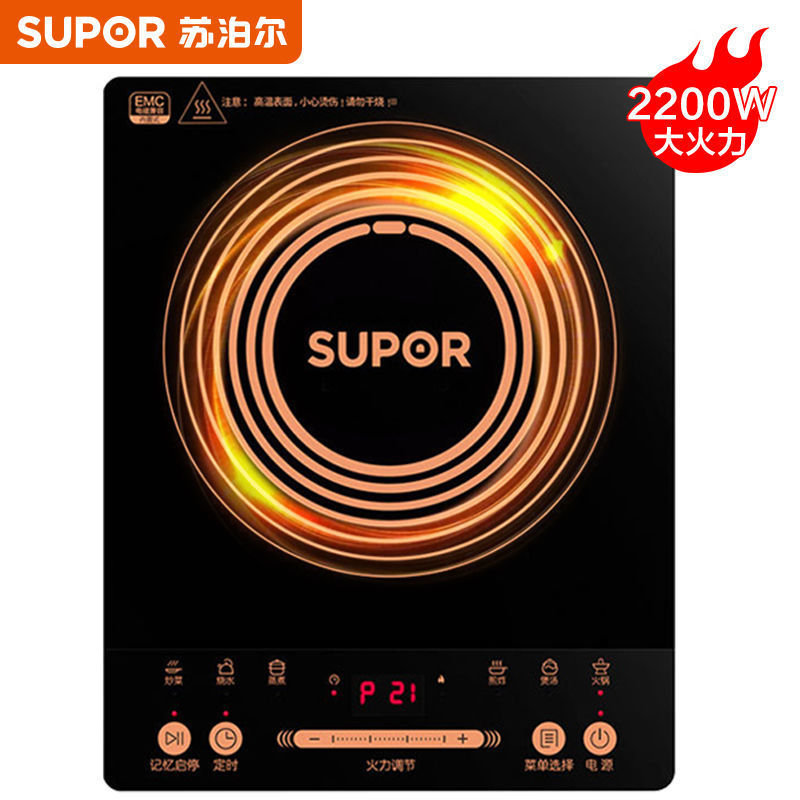 업그레이드된 대형 패널 인덕션 쿠커 [2200와트]