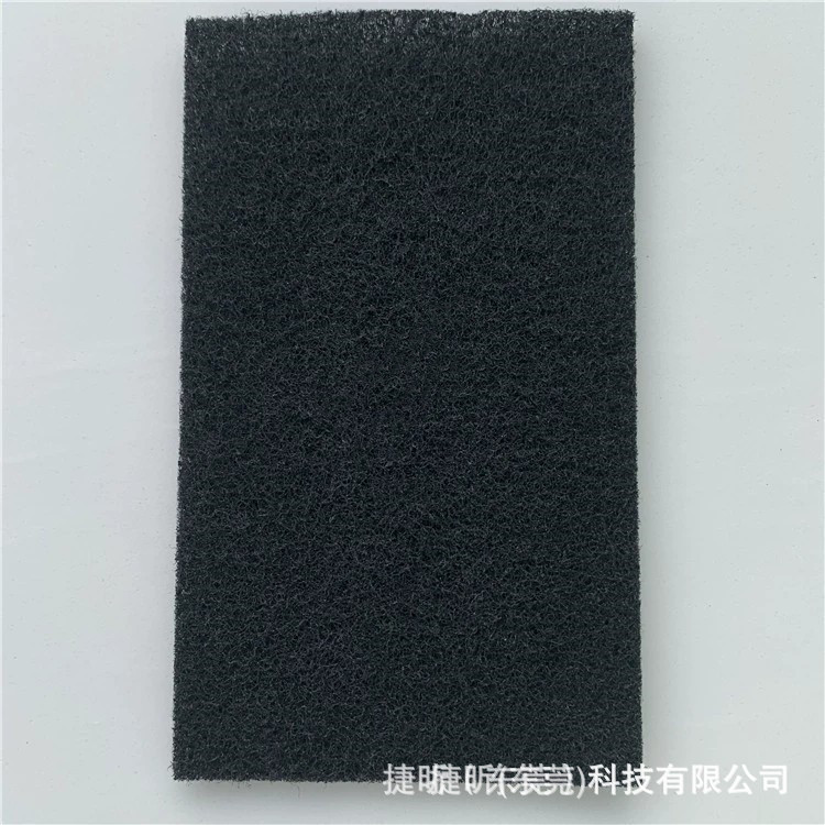 厂家供应除臭过滤片黑色带炭过滤棉猫砂盆宠物活性炭纤维棉可定制