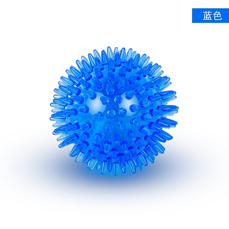 파란색 투명 공