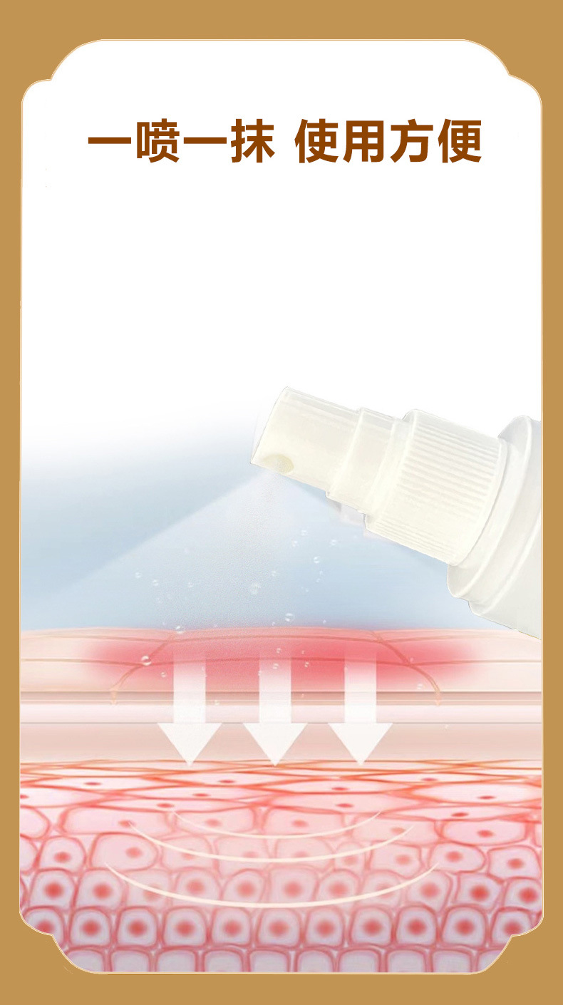 Russian Bone Penetrating Spray External Warming Formula for Neck Shoulder Waist and Legs 60ml in use