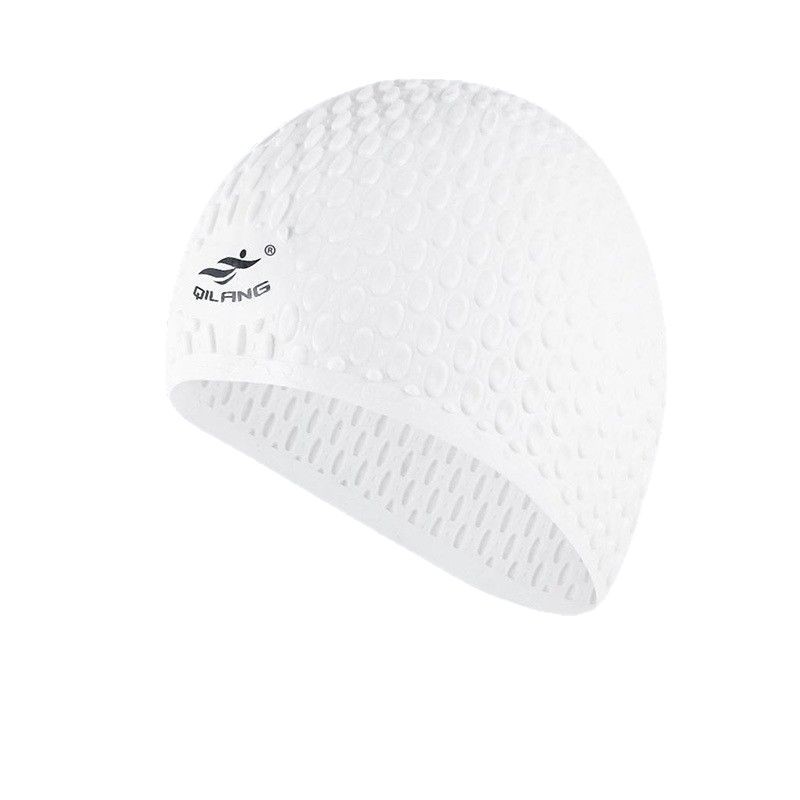 Logo personalizado sombrero de silicona impermeable gotas de agua sombrero de grano adulto sombrero de protección de orejas sombrero fuente fábrica