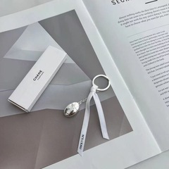 小香新限定N 5フォアグラ銀メッキペンダントキーホルダー精致高級銀卵ペンダントDIYお土産