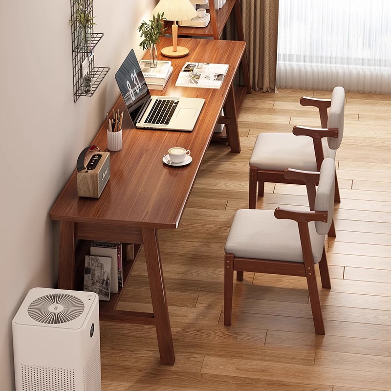 Mesa larga nueva mesa de computadora doméstica china estudio de doble mesa de escritorio rectangular larga mesa de oficina nuevos productos