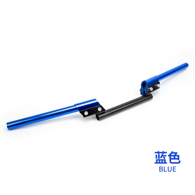 car integrated faucet handle, Motorcycle Safety Supplies - blue-motorcycle-hollow-split-handlebar