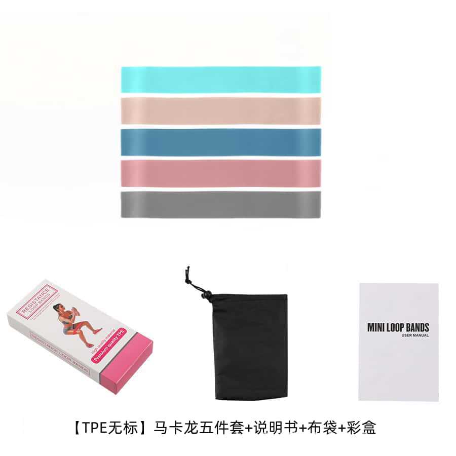 [TPE 라벨 없음] 마카롱 5종세트 + 취급설명서 + 천가방 + 컬러박스