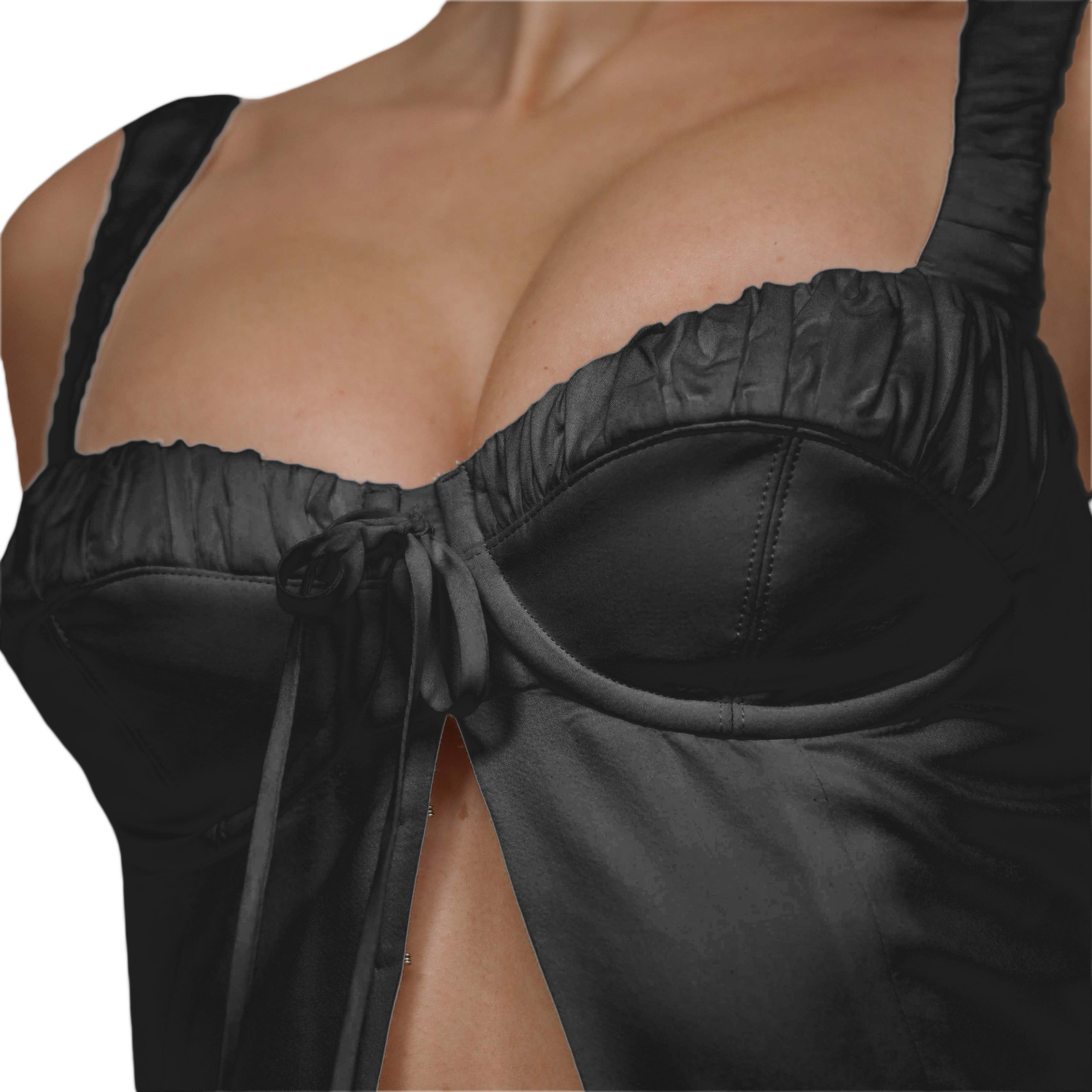 Title 3, Regata feminina com suspensórios e costas linda...