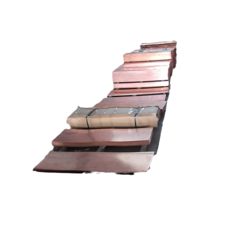 Placa de cobre libre de oxígeno 1 dólar 2 metros de placa de cobre delgada de corte TP2 placa de cobre puro en forma de U