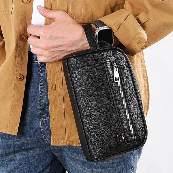 Modische koreanische Herren-Umhängetasche im Business-Casual-Stil, kleiner Rucksack für Gepäck und Taschen_voghion.com