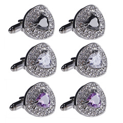 New cufflinks, fashionable love French cufflinks, creative women's cufflinks and cufflinks, fashion clothing shirt accessories