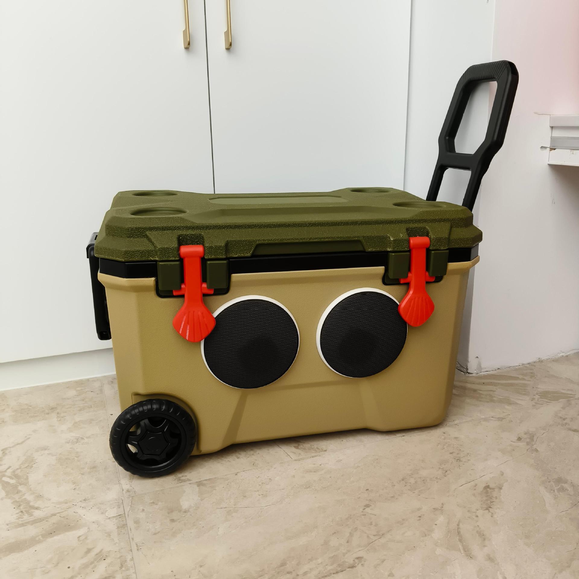 Incubación de sonido Bluetooth refrigeración fresca con música cubeta de hielo caja de hielo al aire libre 15L 68L 145