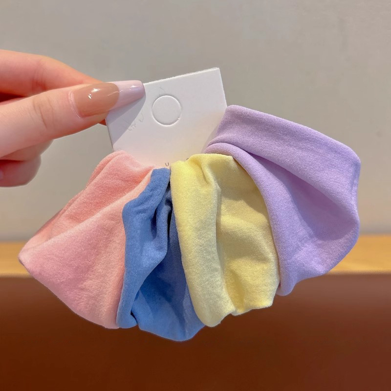 Máscara coreana anillo de cabello grueso borde ancho sin costura de alta elasticidad cabeza cuerda toque de cabello de goma guarniciones de alto valor de belleza