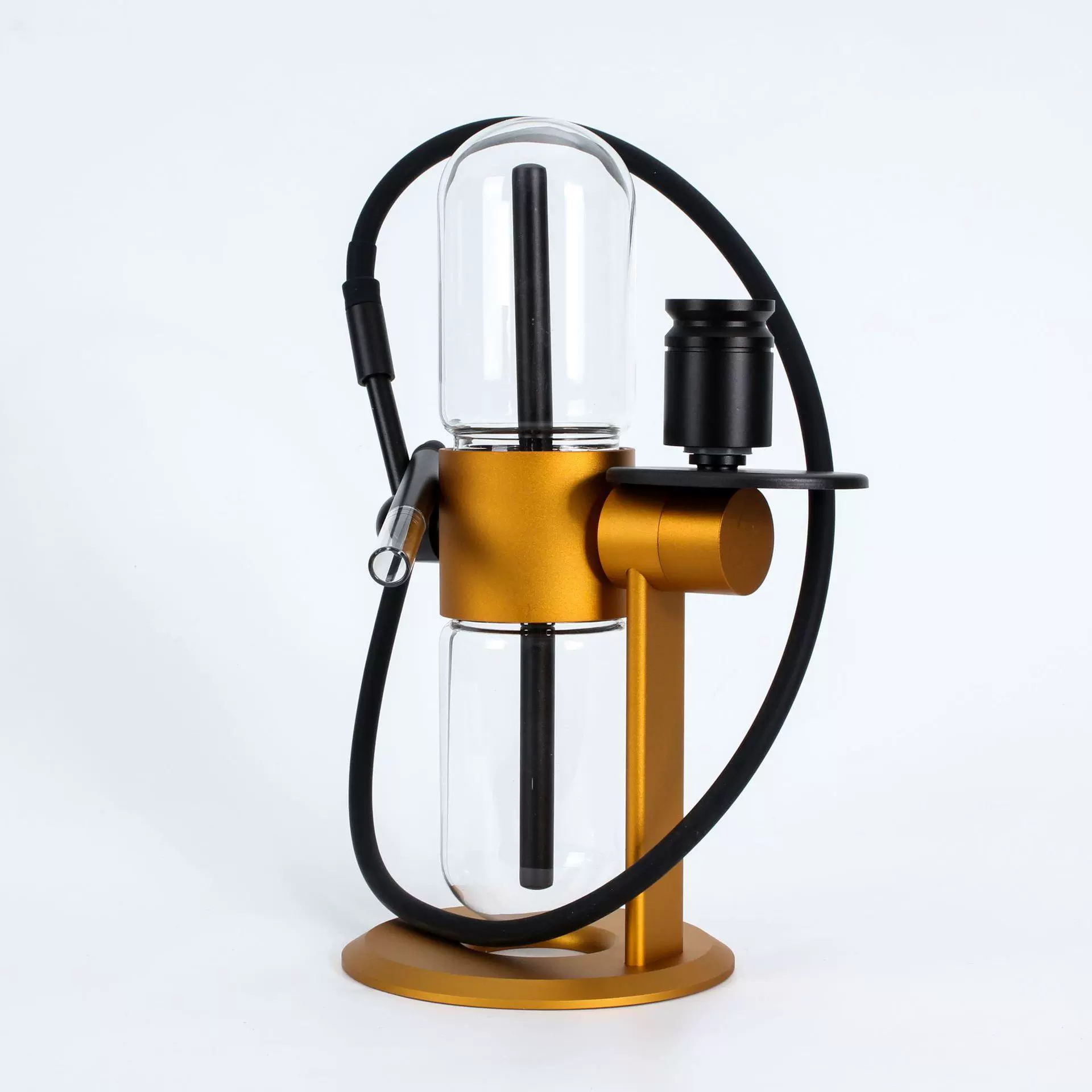 跨境 重力水烟壶 可旋转 现货水金色、烟斗、烟枪、烟袋、烟杆