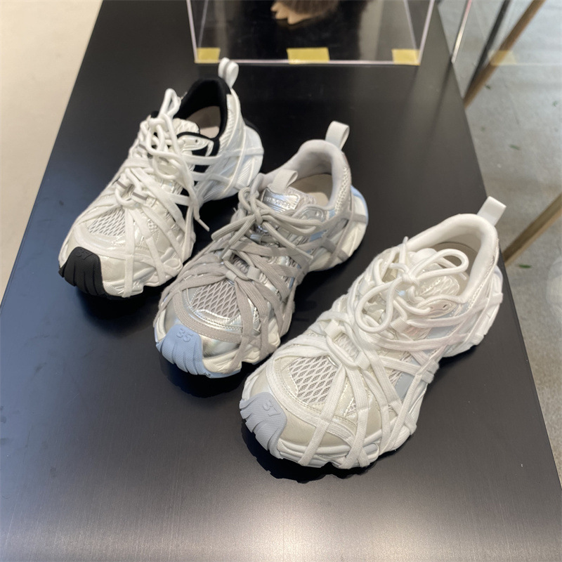 Diaoao Dad Shoes Women's Genuine Leather Mesh Breathable Sports Women's Shoes 2025 Autumn New Thick-Soled Heightening Casual Shoes Diaoao Dad Shoes Women's Genuine Leather Mesh Breathable Sports Women's Shoes 2025 Autumn New Thick-Soled Heightening Casual Shoes