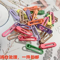 Распродажа покраски зажим для волос для детей bb клип головной убор конфетти цвет клип цвет макарон чёлка зажим головной убор