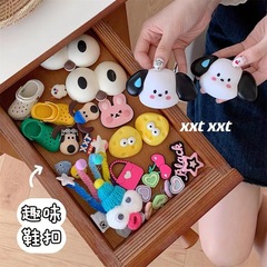 New Cute Cartoon Hole Shoes Accessory DIY Removable Shoe Flower Shoe Clip Decoration Accessory Hole Shoes Decoration