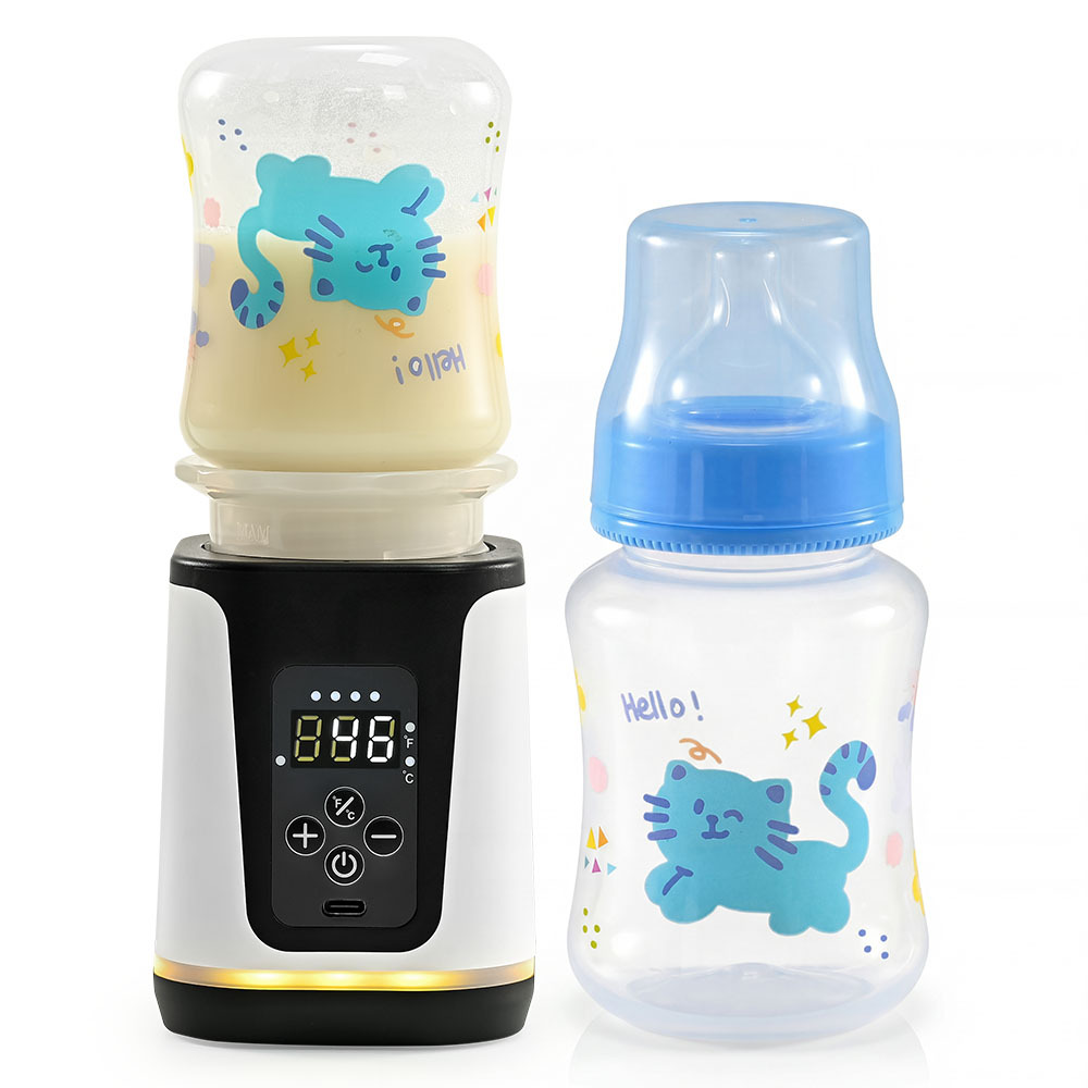 Transfronterizo Amazon inalámbrico calentador de leche caliente de leche de grado madre y bebé calentador de leche portátil calentador de leche termostático mezclador de leche botella image 5